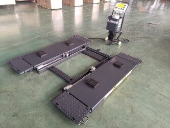 Hidrauliskais šķērveida pacēlājs ar elektromagnētisko bloķēšanu 3 tonnas